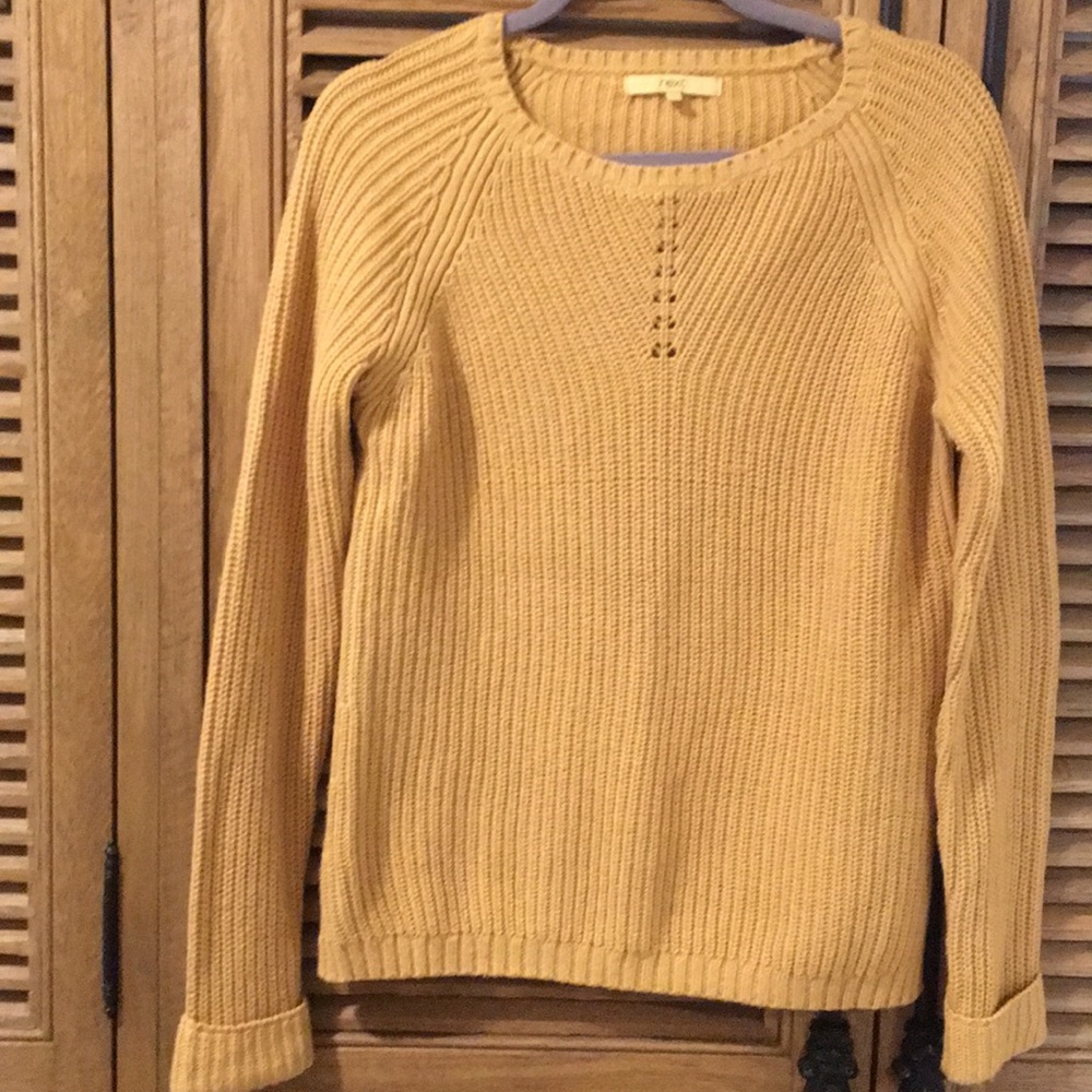 Mostly cotton Gold sweater